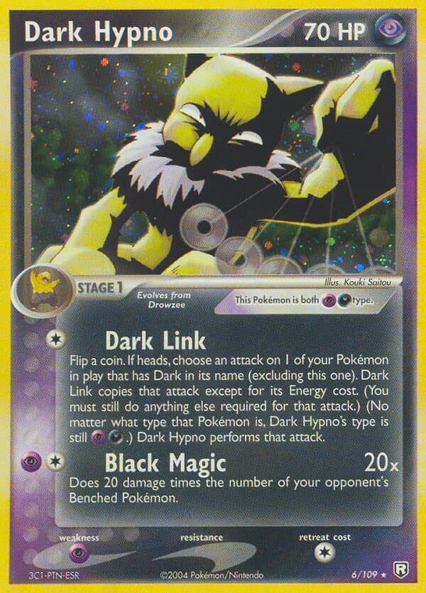 Dark Hypno (TR #006) Pokemon Card