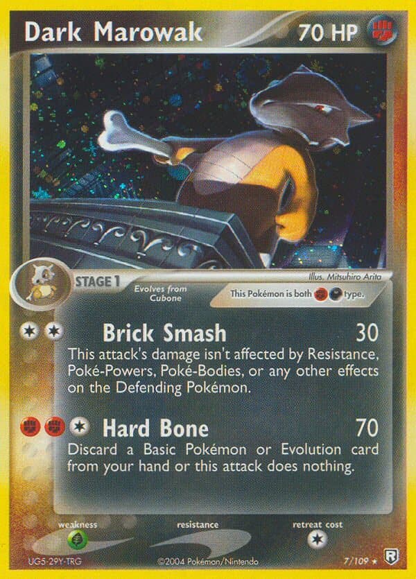 Dark Marowak (TR #007) Pokemon Card