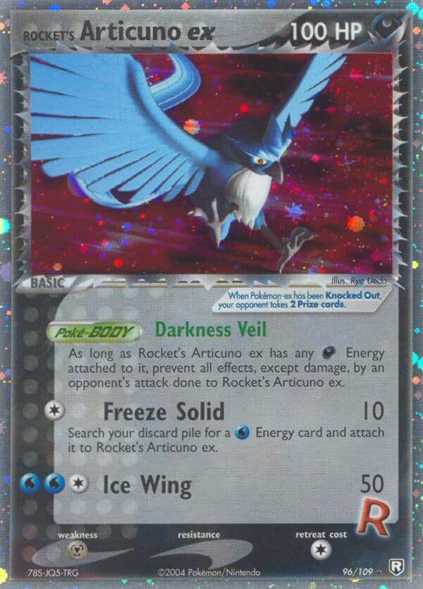Rockets Articuno ex (TR #096) Pokemon Card