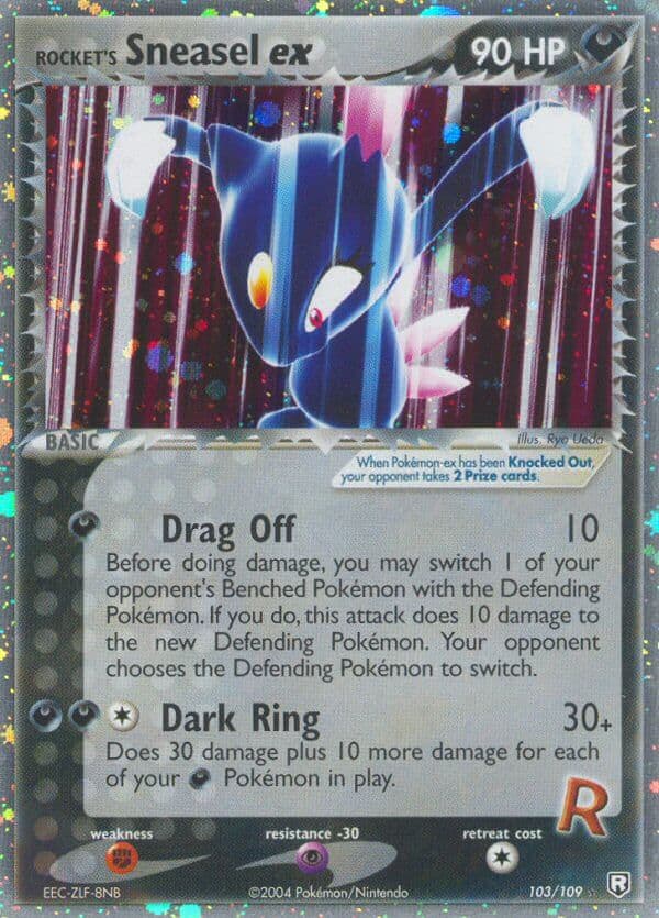 Rockets Sneasel ex (TR #103) Pokemon Card