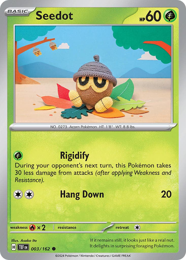 Seedot (TEF #003) Pokemon Card