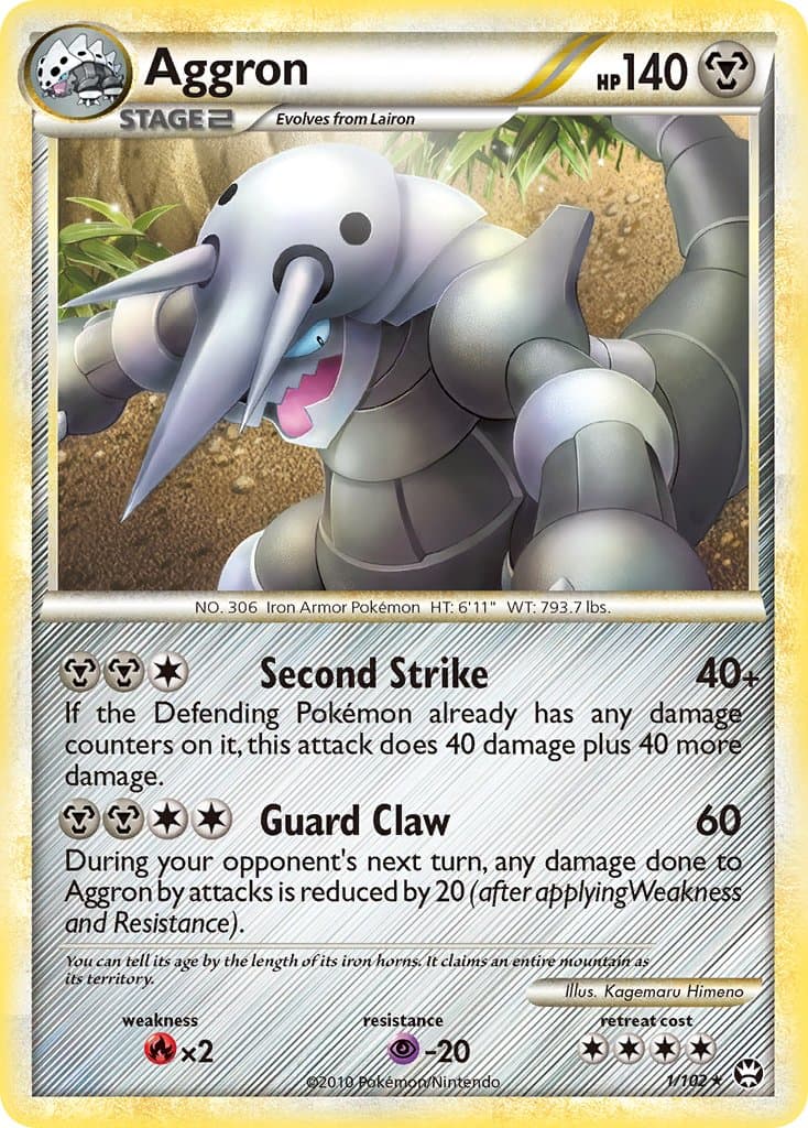 Aggron (TM #001) Pokemon Card