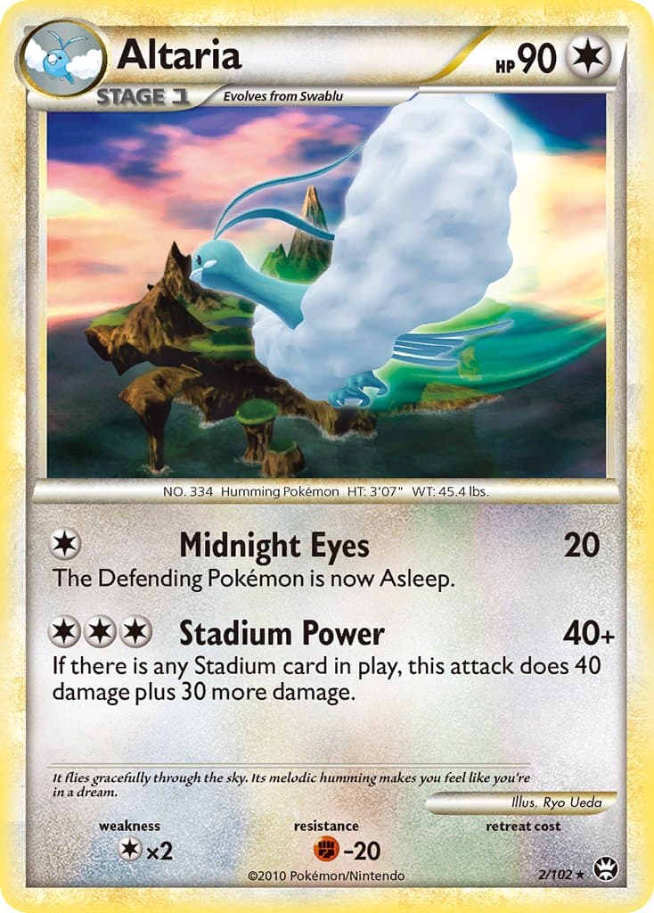 Altaria (TM #002) Pokemon Card