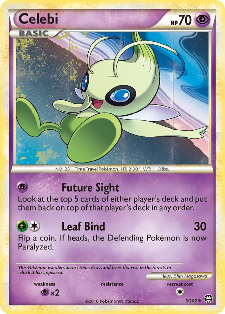 Celebi (TM #003) Pokemon Card