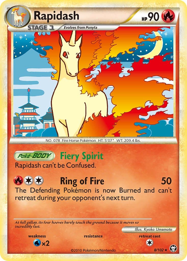 Rapidash (TM #008) Pokemon Card