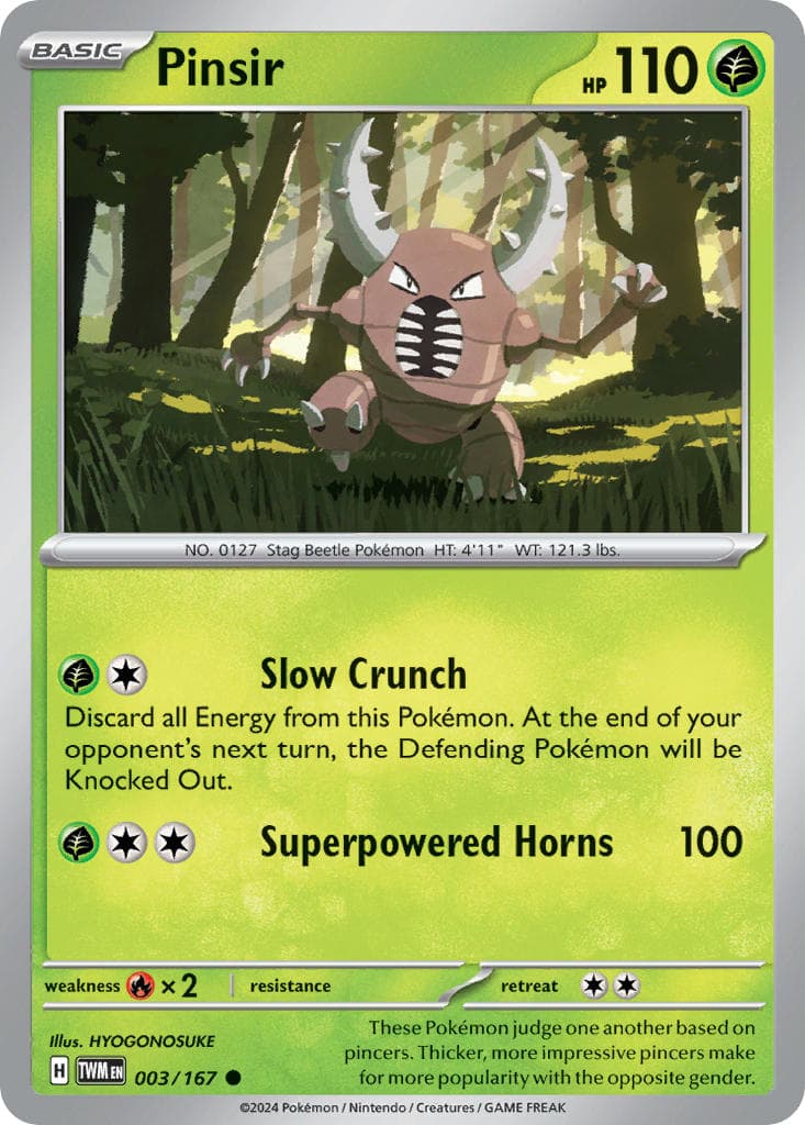 Pinsir (TWM #003) Pokemon Card