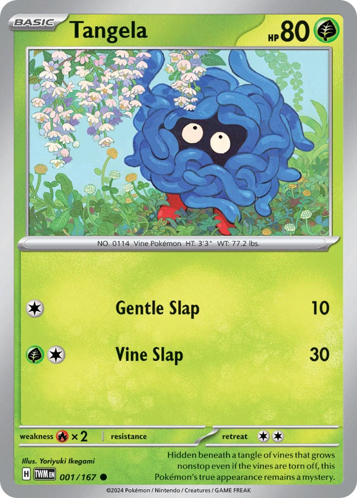 Tangela (TWM #001) Pokemon Card