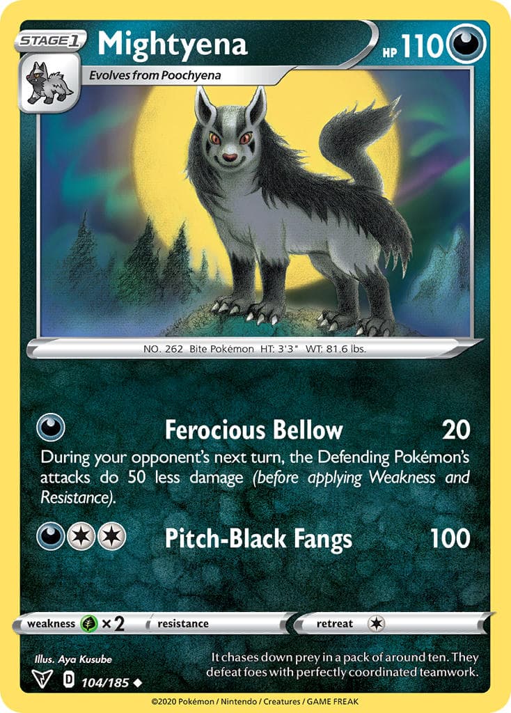 Mightyena (VIV #104) Pokemon Card